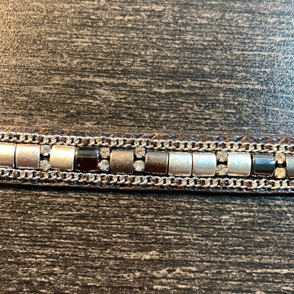 Stella & Dot leather and beads wrap bracelet - Picture 4 of 4